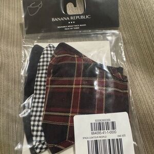 GAP Red and Black Face Masks Accessories